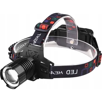 Čelovka Čelovka Výkonná LED Čelová Svítilna IPX4 Vodotěsná 1000lm HV-1000