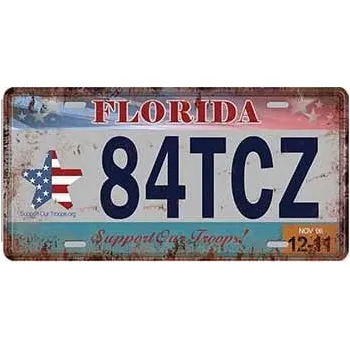 Obraz Plechová cedule Florida