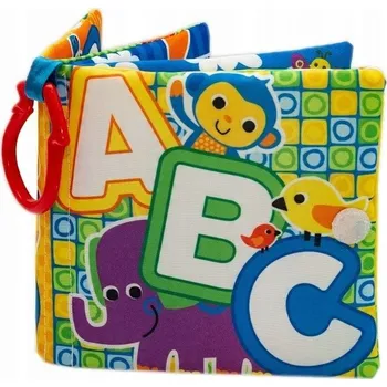 Hračka pro nejmenší DÁREK PRO CHLAPCE HRAČKA MĚKKÁ KNÍŽKA - PÍSMENKA PODPORUJE ROZVOJ