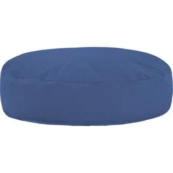 Taburet Italpouf modrý čalouněný Taburet