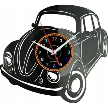 Hodiny Staré Německé Auto Brouk Nástěnné Hodiny Vinylová Deska Moderní Design
