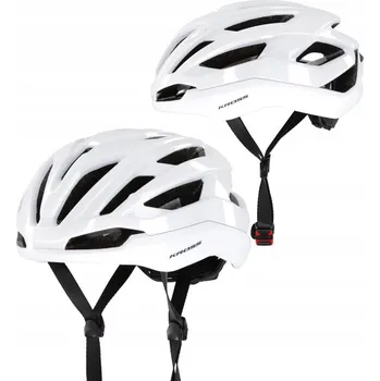 Cyklistická přilba SILNIČNÍ CYKLISTICKÁ PŘILBA KROSS ROAD PRO L 58-61 CM BÍLÁ