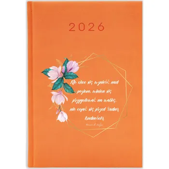 Kalendář Knižkový kalendář 2026 A5 FunnyCase modrý