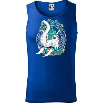 Sloník pro štěstí (Pecka Design) - Tílko pánské Core - M ( Královská modrá )