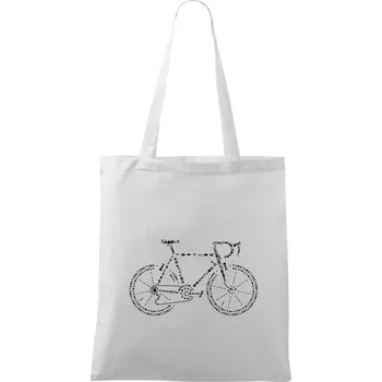 Kolo názvy - Taška bavlněná - 42 x 38 cm ( Bílá )