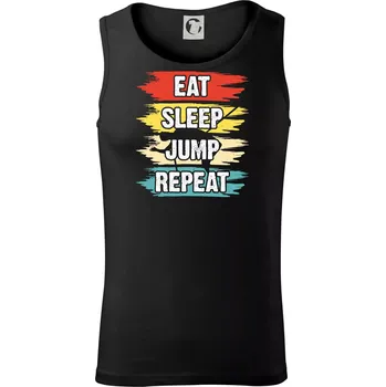 Pánské termoprádlo Eat sleep JUMP repeat - Tílko pánské Core - 2XL ( Černá )