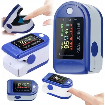 IP kamera Pulzní Oxymetr Cosnet WLX 503 modrý s alarmem, 35-99% SpO2, 30-240 BPM