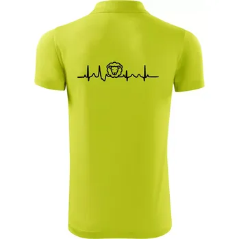 Pánská košile Ekg ovce - Polokošile Victory sportovní (dresovina) - XL ( Limetková )