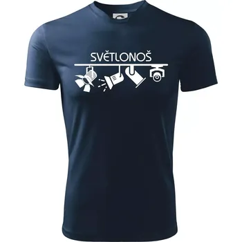 Chlapecké tričko Osvětlovač - světlonoš - Dětské triko sportovní (dresovina) - 146 cm/10 let ( Námořní modrá (velmi tmavá - téměř černá) )