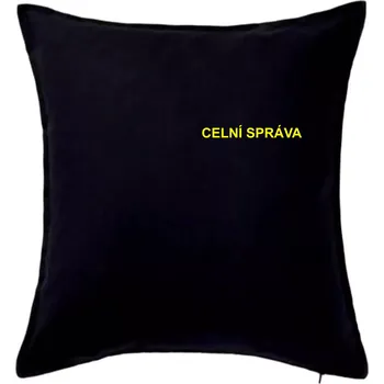 Polštář Celní správa - Polštář 50x50 - 50x50 - Pouze potah ( Černá )