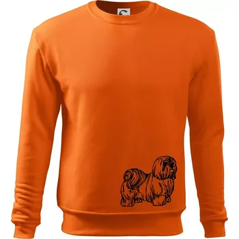 Pánská mikina Shih-tzu - chlupatý - Mikina Essential pánská - M ( Oranžová )