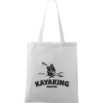 Kayaking adventure - Taška bavlněná - 42 x 38 cm ( Bílá )