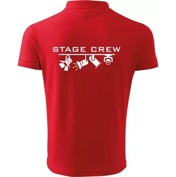 Pánská košile Osvětlovač - stagecrew - Polokošile pánská Pique Polo 203 - 2XL ( Červená )