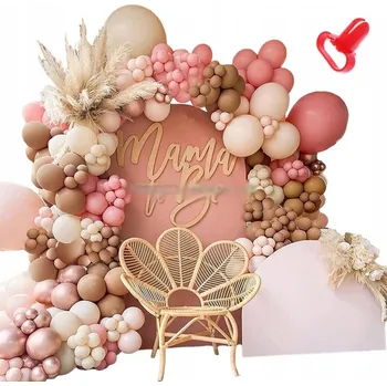 Obraz Růžový balónkový set 205 ks