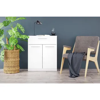 Nábytek CASARREDO ENGLAND komoda 2D1S, bílá
