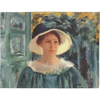 prostírání Prostírání na stůl Mladá žena v zahradě Mary Cassatt