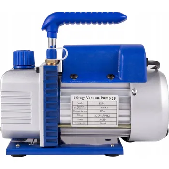 Kompresor SucceBuy Jednostupňová vakuová pumpa 3CFM 1440 ot./min s manometry pro chladiva
