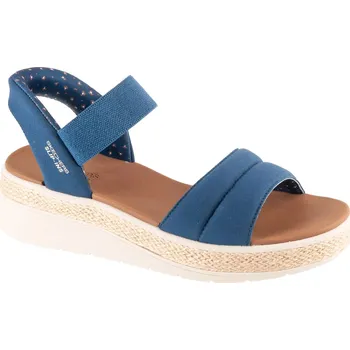 Dámské sandále Modré dámské sandály na klínku Skechers Slip-Ins: BOBS Sun Ray 114413-NVY Velikost: 40