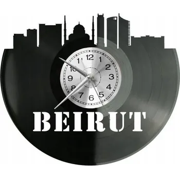 Hodiny Bejurt HODINY NÁSTĚNNÉ DEKORATIVNÍ MODERNÍ VINYLOVÁ DESKA