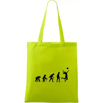Evoluce volejbal culík - Taška bavlněná - 42 x 38 cm ( Limetková )
