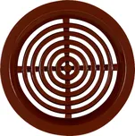 HACO Mřížka větrací hnědá kruhová | 50 mm (1bal/4ks)