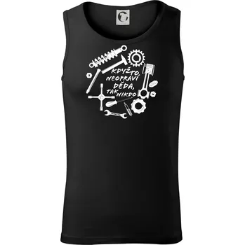 Pánské termoprádlo Automechanik - Když to neopraví děda - Tílko pánské Core - M ( Černá )