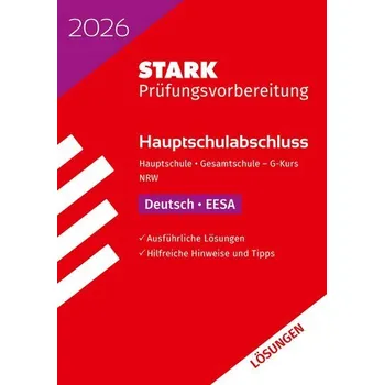 Německý jazyk STARK Lösungen zu Deutsch G-Kurs - Hauptschulabschluss (EESA) 2026 NRW - Prüfungsvorbereitung