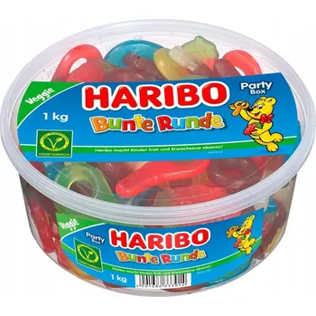 Bonbon Želé Bonbony HARIBO Bunte Runde 750g z Německa