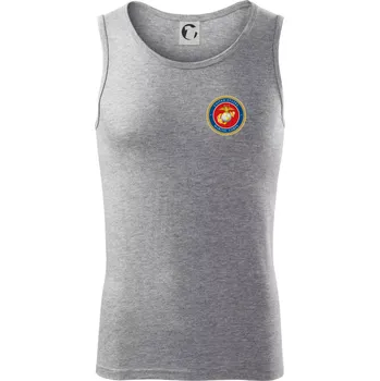 United States Marine Corps barevné - Tílko pánské Core - S ( Tmavě šedý melír )
