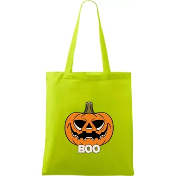 Halloween dýně - Taška bavlněná - 42 x 38 cm ( Limetková )