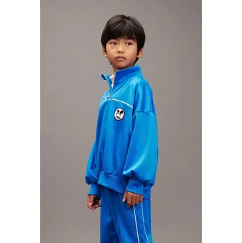 Chlapecká mikina Dětská mikina Mini Rodini Ritzratz 25720135 modrá 55X, vel. 92-98