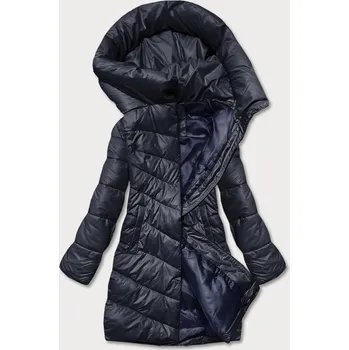 Tmavě modrá dámská zimní bunda (TY041-2) odstíny modré XL (42)