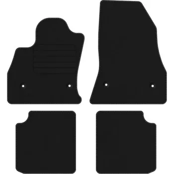 autokoberec Kobercové rohože Edecor velurové 4 ks