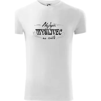 Nejlepší myslivec - Viper FIT - Pánské zůžené tričko - S ( Bílá )