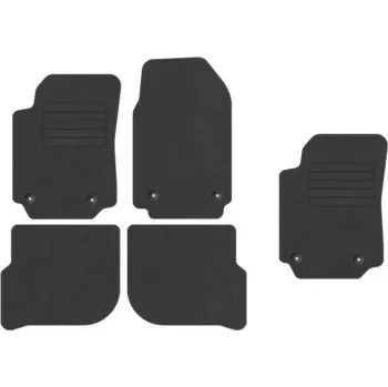 autokoberec Kobercové rohožky Edecor velurové 5 ks