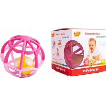 VZDĚLÁVACÍ HRAČKA PRO MIMINKO, NÁDHERNÁ RŮŽOVÁ MÍČEK HRAČKA DO KOČÁRKU