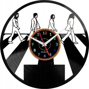 Hodiny Liverpool Rocková Kapela HODINY NÁSTĚNNÉ DEKORATIVNÍ MODERNÍ VINYLOVÁ DESKA