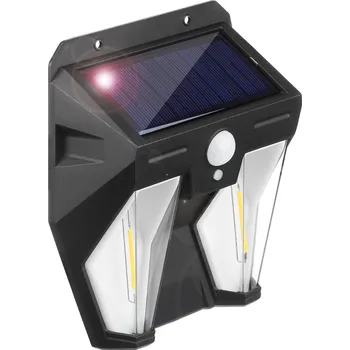 Venkovní osvětlení EXTERIÉROVÁ SOLÁRNÍ LAMPA LED NÁSTĚNNÉ SVÍTIDLO SE SENZOREM POHYBU A SOUMRAKU