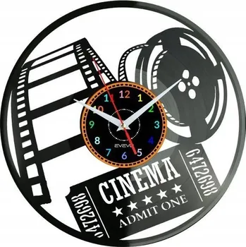 Hodiny Nástěnné hodiny Evevo černé 30 cm