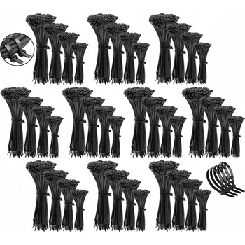 Stahovací páska Upínací pásky, černé stahovací pásky 4,8 mm 4000 ks