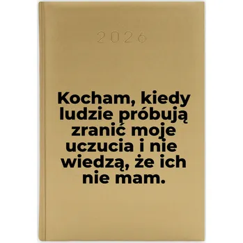 Kalendář Knižní kalendář 2026 A5 zlatý