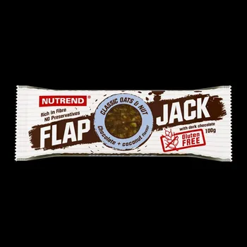 tyčinka Nutrend Flapjack Gluten Free 100g 10g=3,9Kč Čokoláda/kokos 100g