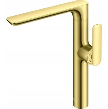 Vodovodní baterie Stojánková umyvadlová baterie Kohlman Experience Gold zlatá