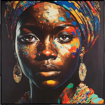 Obraz Obraz 668/C 60x60 cm žena dekorace na plátně do obýváku na zeď