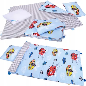 Povlečení Povlečení BOBO pro děti 100 x 160 cm s ozdobnými zipy bavlna 100% 3-dílná