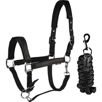 HORKA Ohlávka Horka set BRILLIANCE černá Cob