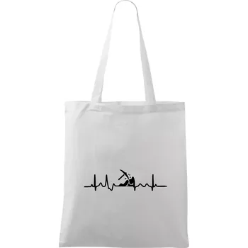 Ekg horník - Taška bavlněná - 42 x 38 cm ( Bílá )