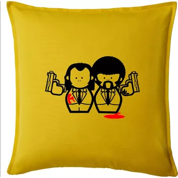 Polštář PF - Postavičky - Polštář 50x50 - 50x50 - Pouze potah ( Žlutá )