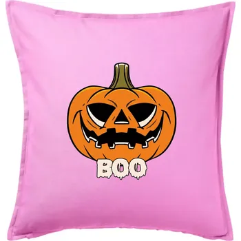 Polštář Halloween dýně - Polštář 50x50 - 50x50 - Pouze potah ( Růžová )