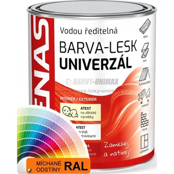 barva na kov Vrchní barva DENAS UNIVERZÁL LESK - 4 kg - RAL 5003 safírová modrá